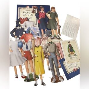 1990s American girl doll paper dolls